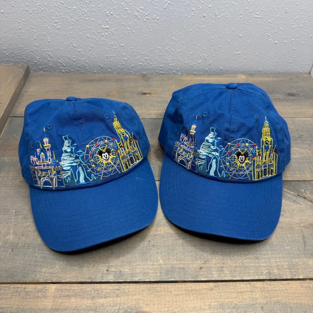 Disneyland Parks Blue Baseball Hats